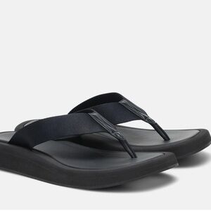 The Row Dark Sandals